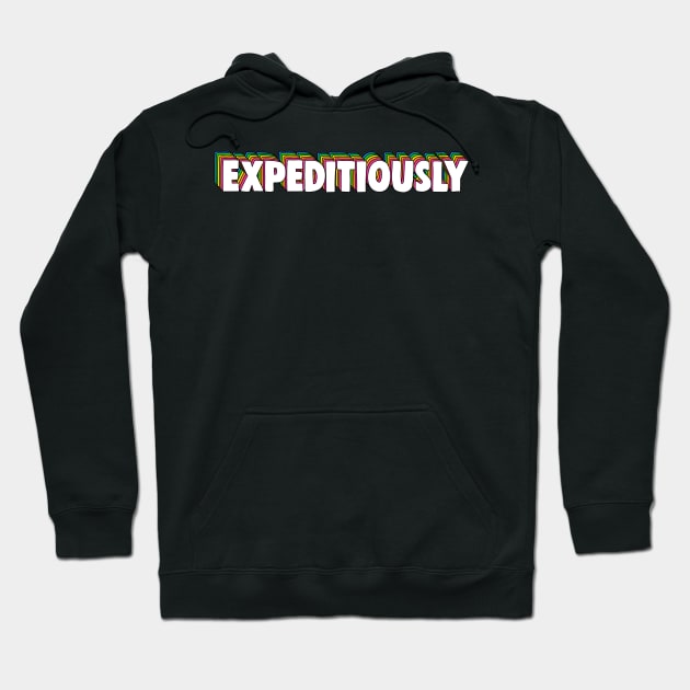 Expeditiously Hoodie by BrandyRay